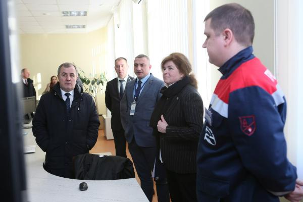 Заместитель Министра энергетики Ольга Прудникова посетила Кореличский район электрических сетей Заместитель Министра энергетики Ольга Прудникова посетила Кореличский район электрических сетей